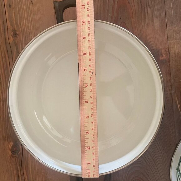 Villeroy & Boch Asta Amapola Enamel Cookware Set Poppies 3 Piece Germany Vintage - Picture 6 of 11